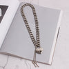[EAM]  Women Necklace Crude Chain Simple Lock Decoration Temperament Tide All-match Spring Autumn 2022 JZ144