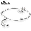 100% 925 Silver 1:1 Genuine Glamour Robot Beaded Bracelet Set Original Women Jewelry Wedding Fashion 2020
