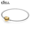 100% 925 Silver New 1:1 Heart Bracelet Gold Buckle Heart Bracelet Suitable DIY Beads Factory Direct