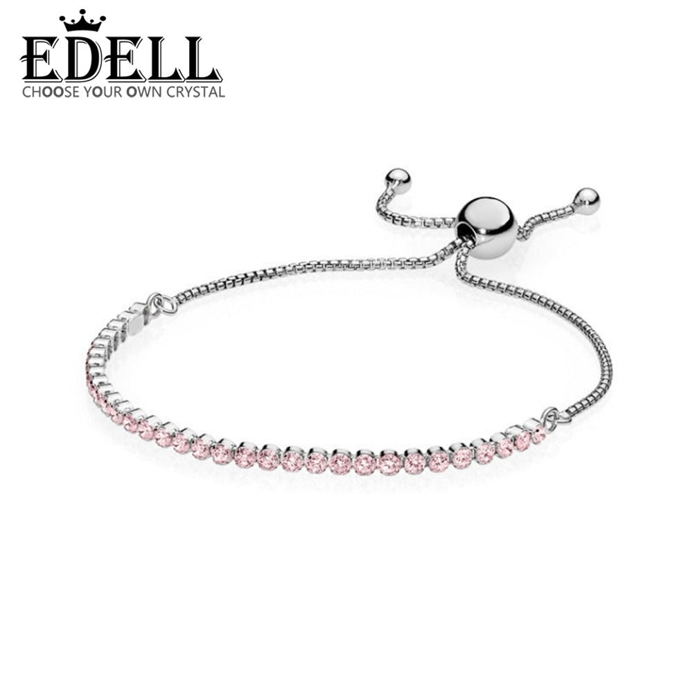 100% 925 Sterling Silver 1:1 Authentic 590524PCZ Charm Bracelet Original Women Jewelry