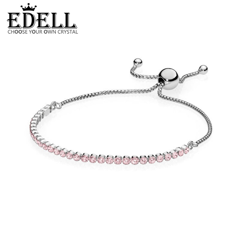 100% 925 Sterling Silver 1:1 Authentic 590524PCZ Charm Bracelet Original Women Jewelry