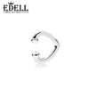 100% 925 Sterling Silver 1:1 New 297214 OPEN HEART EAR CUFF Classic Signature Charm Original Jewelry Women Charming Gift