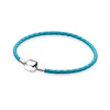 100% 925 Sterling Silver New Elegant Fresh Basic Leather Hand Strap Classic Casual Women Suitable Gift Original Jewelry