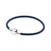 100% 925 Sterling Silver New Elegant Fresh Basic Leather Hand Strap Classic Casual Women Suitable Gift Original Jewelry