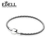 100% 925 Sterling Silver Romance Exquisite Lucky Gr Basic Leather Bracelet Recommended Women Birthd Gift Jewelry