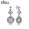 100% Sterling silver 1:1 Glamour 290722CZ VINTAGE ALLURE HANGING EARRINGS Original Women wedding Fashion Jewelry 2020