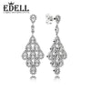 100% Sterling silver 1:1 Glamour 296201CZ CASCADING GLAMOUR SMALL STUDS Original Women wedding Fashion Jewelry 2020