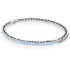 Beaded Bracelet Open Multi Color Pure Silver 925 Silver Bracelet DIY Base Chain Ocean Heart
