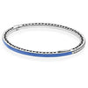 Beaded Bracelet Open Multi Color Pure Silver 925 Silver Bracelet DIY Base Chain Ocean Heart
