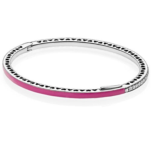 Beaded Bracelet Open Multi Color Pure Silver 925 Silver Bracelet DIY Base Chain Ocean Heart