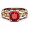 Classics 3.4ct Pigeon Blood Ruby Ring For Men Solid 925 Sterling Silver Fashion Charm Vintage Jewelry Accessories