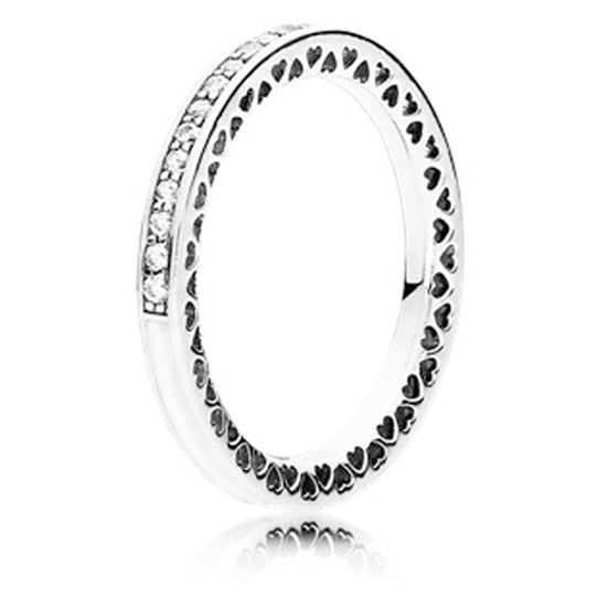 Genuine 925 Sterling Silver Radiant Hearts Multicolor Enamel Wedding Ring For Women Fine S925 Rings Jewelry Gift JZ006