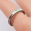 Genuine 925 Sterling Silver Radiant Hearts Multicolor Enamel Wedding Ring For Women Fine S925 Rings Jewelry Gift JZ006