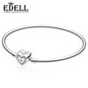Love crystal chain head European Charm Bead Bangle & Bracelet Fashion Jewelry For Women Gift 8011