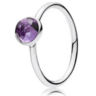 Twelve month 100% 925 Sterling Silver Rings with 12 Color Fit Women Wedding & Party Rings Jewelry Charm Pendant Beads gift