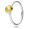 Twelve month 100% 925 Sterling Silver Rings with 12 Color Fit Women Wedding & Party Rings Jewelry Charm Pendant Beads gift