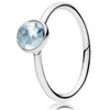 Twelve month 100% 925 Sterling Silver Rings with 12 Color Fit Women Wedding & Party Rings Jewelry Charm Pendant Beads gift