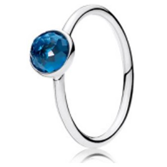 Twelve month 100% 925 Sterling Silver Rings with 12 Color Fit Women Wedding & Party Rings Jewelry Charm Pendant Beads gift