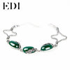 Chalcedony Mystic Red Garnet DIY Silver 925 Bracelets For Women Bohemian Sterling-Silver-Jewelry For Aliexpress
