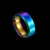 Men Black Titanium Stainless Ring Factory Direct Lover Couple Rings for Women