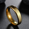 Men Black Titanium Stainless Ring Factory Direct Lover Couple Rings for Women