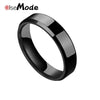 Men Black Titanium Stainless Ring Factory Direct Lover Couple Rings for Women