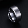 Titanium Black Steel Gold Ring For Men