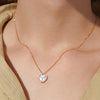 EN 2021 Double Layer Chain Gold Choker Necklace Women Korean Style Pearl Pendant Necklace Jewelry Collar Gifts Party