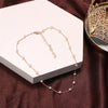 EN Bohemian Style Simple Pearl Bead Chain Choker Necklace Tassel Necklace For Women Korean Boho Jewelry Accessories