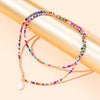 EN Bohemian Trendy Beaded Chain Pearl Necklace Shell Pendant Choker Necklace For Women Summer Party Charm y2k Jewelry