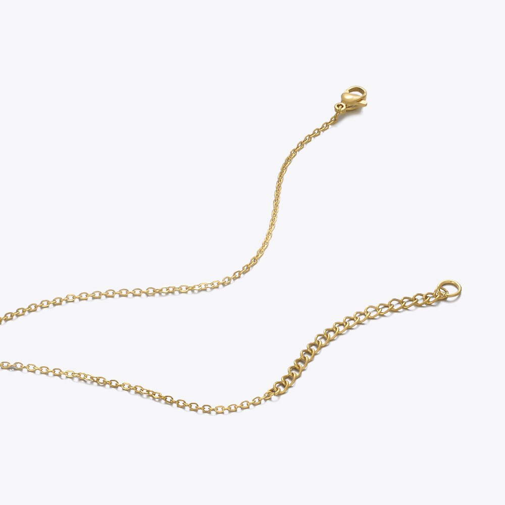 ENBlue Moon Necklace For Women Stainless Steel Jewelry Gold Color Fine Pendant Necklace 2021 Beach Collier P3207