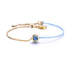0.27 Ct Garnet 9K Yellow Gold Bracelet Blue Topaz Available Birth Stone Charm Bracelets for Woman Jewelry