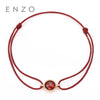 Cannes 1Ct Blue Topaz/Garnet 18K Yellow/Rose Gold Bracelet Available All-match Charm Bracelets Woman Jewelry