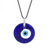 EVIL EYE Glass Blue Turkish Evil Eye Pendant Necklace Leather Long Neck Chain Necklace Jewelry for Women Girls LB1226