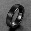 Eamti 4/6/8mm Black Ceramic Ring Men Brushed Comfort Fit Couple Wedding Band Engagement Rings For Men Women Size 4-15 Anel