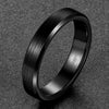 Eamti 4/6/8mm Black Ceramic Ring Men Brushed Comfort Fit Couple Wedding Band Engagement Rings For Men Women Size 4-15 Anel