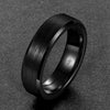 Eamti 4/6/8mm Black Ceramic Ring Men Brushed Comfort Fit Couple Wedding Band Engagement Rings For Men Women Size 4-15 Anel