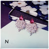 Eardrop Earrings For Women Rose Red Ruby Gemstone S925 Sterling Silver Luxury Hyperbole Temperament Fine Jewelry Wedding Brincos