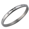 Luxury Brand Love Bracelets & Bangles for Women Stainless Steel Bangle Jewelry Crystal Bracelet Nail Screw Cuff Pulseira