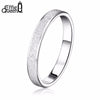 Real Pure 925 Sterling Silver Rings For Women And Men Simple Ring Smooth High Polishing Wedding Band Ring For Lovers Couples
