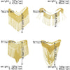 Egypt Indian Gold Alloy Choker Necklaces for Women Bohemian Big Long Tassel Tribal African Collar Necklace Party Jewelry Gift