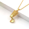 Egyptian Queen Nefertiti Pendant Necklace Stainless Steel Gold Silver Color Women Men African Egyptian Hiphop Jewellery Gift