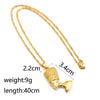 Egyptian Queen Nefertiti Pendant Necklace Stainless Steel Gold Silver Color Women Men African Egyptian Hiphop Jewellery Gift