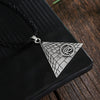 Egyptian Spiral Valknut Slavic Necklace For Women Men Pendant Scandinavian Ravens Freemasonry Amulet Runes Necklaces