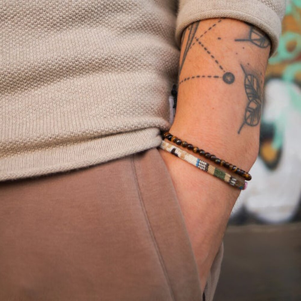 Eif Dock Handmade Bohemian Friendship Bracelet Ethnic Colorful Rope Chain Adjustable Bracelet For Women Beach Party Gift