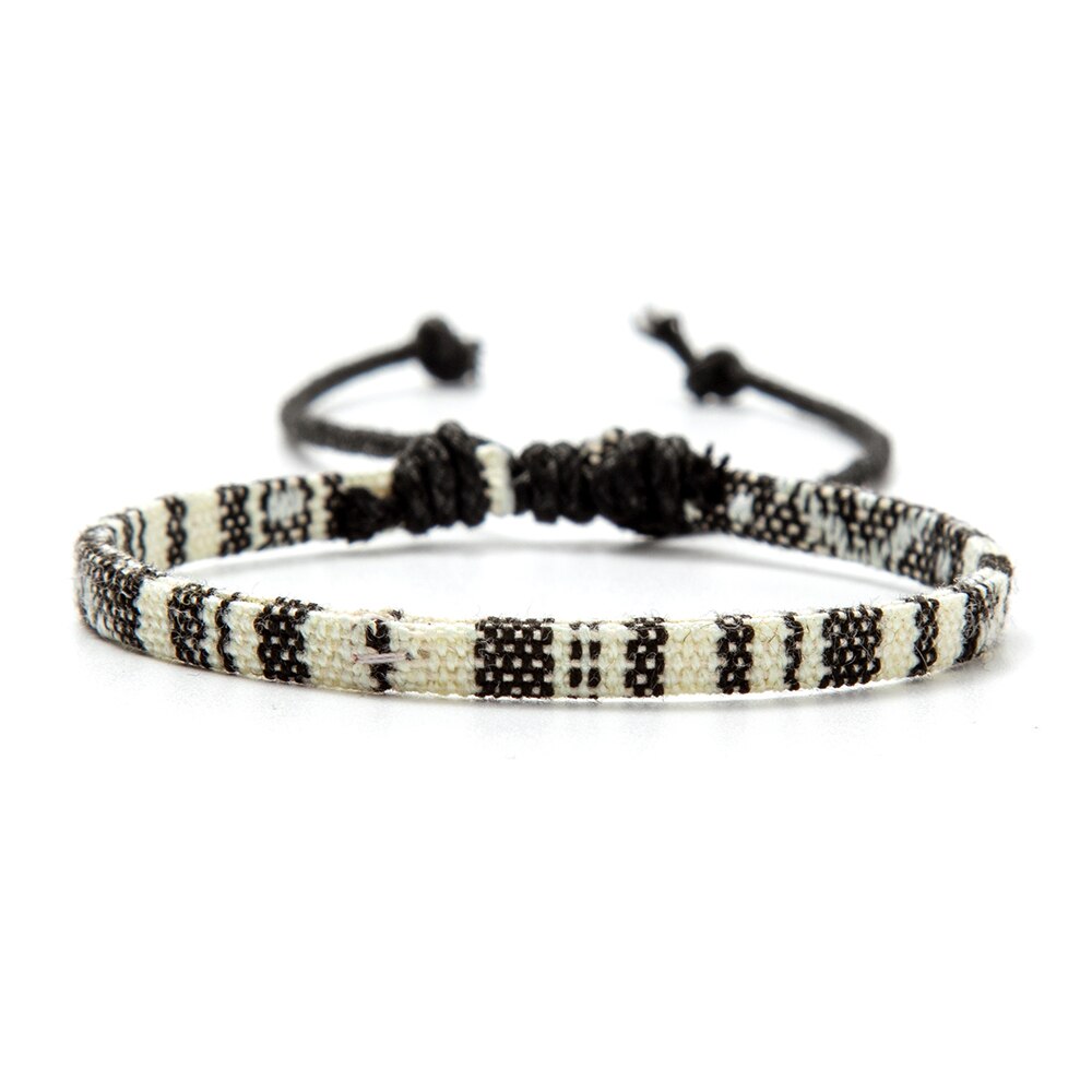 Eif Dock Handmade Bohemian Friendship Bracelet Ethnic Colorful Rope Chain Adjustable Bracelet For Women Beach Party Gift