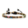 Eif Dock Handmade Bohemian Friendship Bracelet Ethnic Colorful Rope Chain Adjustable Bracelet For Women Beach Party Gift