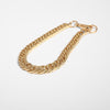 Electroplated gold color Chain Short Necklace Accessories Simple Classic Goth Punk Collares Moda Harajuku Daily Jewelry
