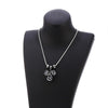 Elegant Big Crystal Flower Pendant Necklace for Women Bohemian Silver Color Short Necklace Accessories Jewelry 2022 Gift