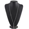 Elegant Charm Women Necklace Simple Necklace Long Sweater Chain Strip Pendant Necklace Female Jewelry Bijoux Femme